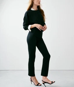 NUEVO Pantalón Spanx SuperSmooth 20254R PerfectFit Ponte Slim Recto Negro Mediano - Imagen 1 de 9