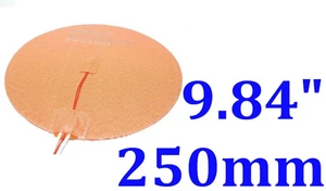 9.84"  250mm Diameter 3d Printer Circular Heated Bed Silicone Heating Pad Heater - Picture 1 of 12