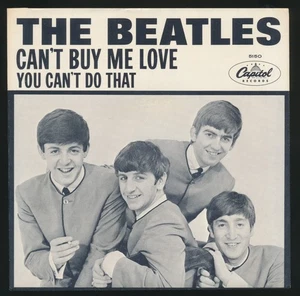 Beatles RARE US 1964 ' CAN'T BUY ME LOVE ' PICTURE SLEEVE IN NM-/ NM CONDITION! - Picture 1 of 2