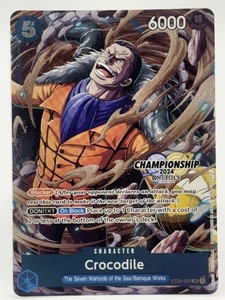 Cocodrilo ST03-003 EN UNA PIEZA TCG 2024 Celebración del Campeonato-Nuevo - Imagen 1 de 4