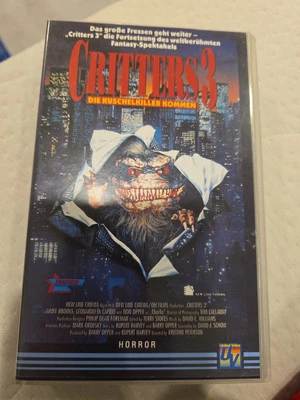 VHS Rarität: CRITTERS 3 - DIE KUSCHELKILLER KOMMEN (1991)  m. Leonardo DiCapri - Bild 1 von 2