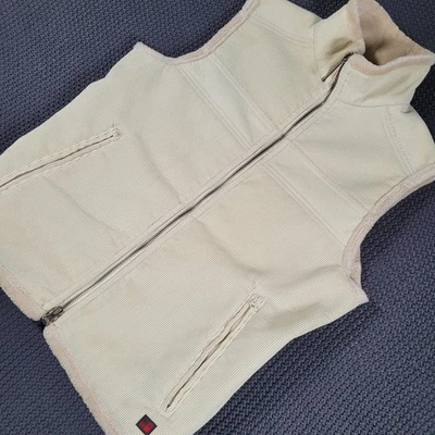 Woolrich Vest Womens Small Sherpa Lined Corduroy Fleece Full Zip Outer Layer - Image 1 of 4