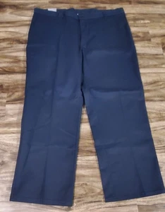 Pantalones de trabajo flexibles Dickies 42x30 azul marino resistentes a arrugas y manchas nuevos con etiquetas - Imagen 1 de 9