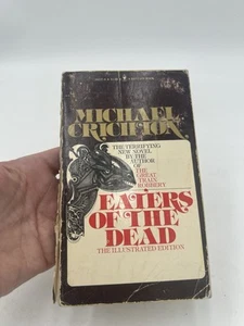Eaters of the Dead Michael Crichton Bantam 1977 Illustrated Paperback 1st Print - Picture 1 of 6