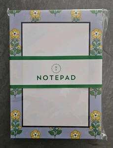 BNIP: WH Hostess Social Stationery Floral 5x7 100 Sheet Notepad - Picture 1 of 2