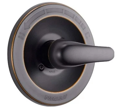 Kit Assetto Maniglia Doccia Monofunzione Peerless Bronzo Strofinato Olio PTT188730-OB - Immagine 1 di 4