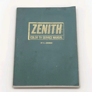 Vintage 1969 Zenith Color TV Service Manual - Good Condition & Fast Shipping - Picture 1 of 3