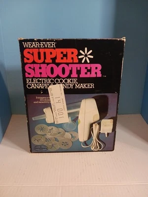 VTG Wear-Ever 70001 Super Shooter Electric Cookie Canape Candy Maker Tested - Image 1 of 4
