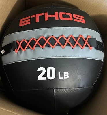 Bola de parede ETHOS medicina exercício - 20 libras - diâmetro 14 polegadas nova na caixa - Imagem 1 de 3