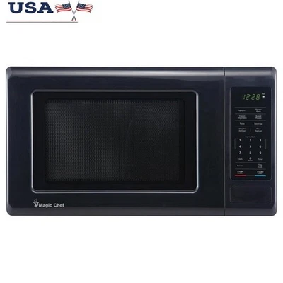 Countertop Microwave Oven 900W 10 Power Levels Auto Defrost Child Lock Kitchen - Image 1 of 4