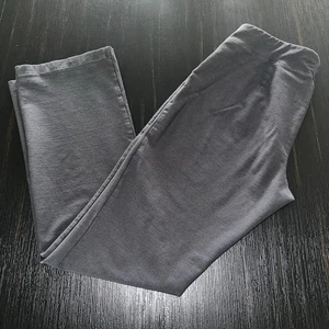 Eileen Fisher Straight Leg Pants Womens Size PS Charcoal Gray Pull On Waist VGC - Picture 1 of 7