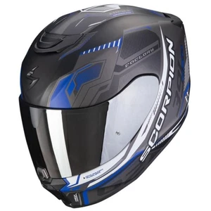 Casco Moto Scorpion EXO 391 Grafico Omologato ECE Taglia M (57-58cm) Argento - Foto 1 di 3
