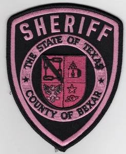 Bexar County Texas TX Sheriff Patch Pink Breast Cancer Awareness - Bild 1 von 1