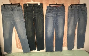 Bulk Lot Of 4 Pairs Girls Size 16 & 28x30 Jeans - Picture 1 of 10