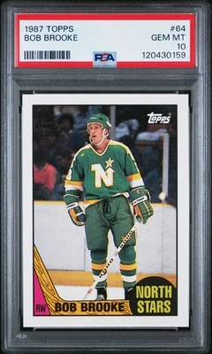 1987 TOPPS #64 BOB BROOKE PSA 10 - Image 1 of 2
