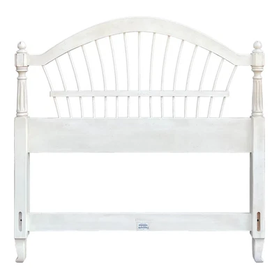 2000s Ethan Allen Maison Collection Country French Wheatback Full Headboard - Image 1 of 4