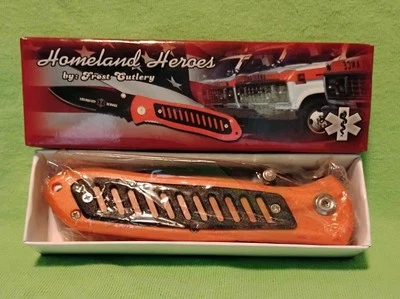 *NUEVO EN CAJA* CUCHILLO DE BOLSILLO FROST CUTLERY 'HOMELAND HEROES' COMBO ÚNICO HOJA BLOQUEO DE LÍNEA  Foto 1 de 4