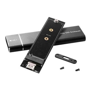 Boîtier de rangement externe pour transmission M 2 PCIe SSD USB3 1 type C 10Gbps - Photo 1/33