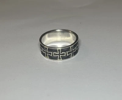 bague en argent massif - Photo 1/3