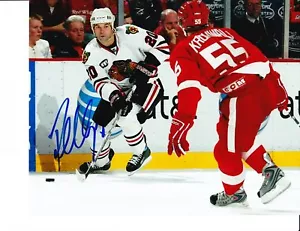 CHICAGO BLACKHAWKS ROBERT LANG SIGNED PASS 8X10 - Picture 1 of 1