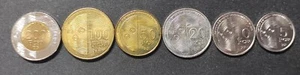 Polynésie Française Nouvelle Calédonie Wallis Futuna 6 pièces Set complet ! - Foto 1 di 2