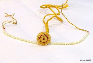 Indian Traditional Rajasthani Borla/Maangtika Hair/Head Jewelry Boho Ethnic Gift - Picture 1 of 1