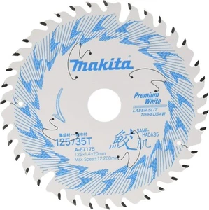 JAPAN Makita A-67175 Premium White SAME-HADA35 Tipped Saw Blade 125 / 35T - Picture 1 of 2