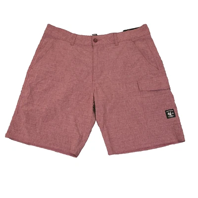 Pantalones Cortos de Tabla Vans Vanphibians Para Hombres 38x9 Híbridos Granate Elastizados Boardwalk Grid Foto 1 de 4