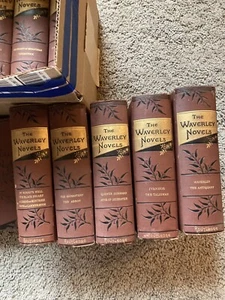 1890 Waverly Novels Waverley kenilworth edition Set Of 13 Sir Walter Scott - Picture 1 of 12