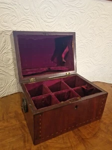 Georgian Walnut And Parquetry Decanter Box - Picture 1 of 24