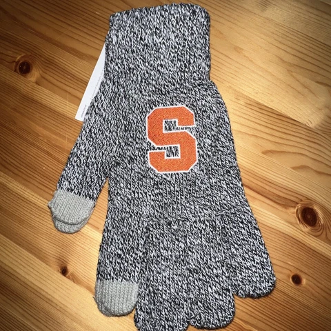 NEW! syracuse university winter texting tip gloves Cover