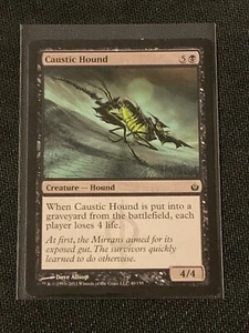Magic the Gathering Mirrodin Besieged Caustic Hound - Picture 1 of 2