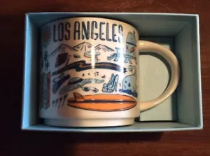 Authentische Starbucks Been There Serie Los Angeles CA Kaffeetasse Neu im Karton - Bild 1 von 4