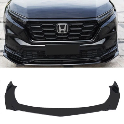 For Honda CR-V Universal Front Bumper Lip Spoiler Splitter Glossy Black Foto 1 de 4