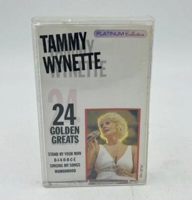 Tammy Wynette 24 Golden Greats Cassette Tape PLAT-103 - Image 1 of 4