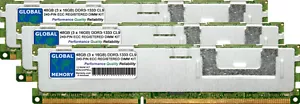 48GB (3x16GB) DDR3 1333MHz PC3-10600 240-PIN ECC REGISTERED RDIMM SERVER RAM 12R - Picture 1 of 1