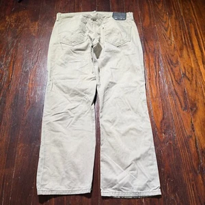 Jeans Levis 559 uomo 34x30 kaki pantaloni chino relax dritti casual - Foto 1 di 14