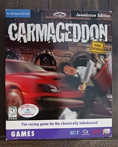 NEW SEALED Carmageddon (High Octane) PC Dos CD ROM Version Big Box New Sealed - Picture 1 of 2