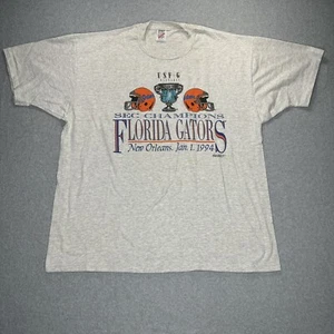 Camisa De Colección Florida Gators 1994 Campeones de la SEC Para Hombre 2XL Gris MANCHAS Etiqueta Jerzees - Imagen 1 de 15
