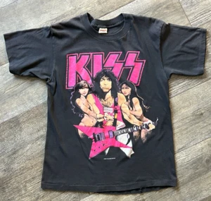 Kiss PAUL STANLEY Vintage Concert T-Shirt Crazy Nights Tour 1987 Vintage Kiss - Picture 1 of 5