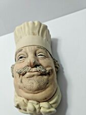 Vintage Bossons England "The Chef" Chalkware 1950's