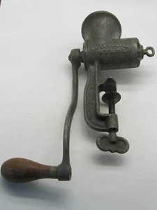 VINTAGE ANTIQUE FOOD GRINDER CHOPPER NO. 202 ENTERPRISE MFG. CO.1321 PHILA. Nice - Picture 1 of 10