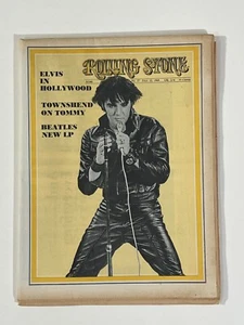 Elvis Presley 1969 Rolling Stone Magazine #37 Pete Townshend, Jefferson Airplane - Picture 1 of 15