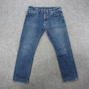 Banana Republic Jeans Men's 36x32 Blue Medium Wash Slim Straight Leg Jeans - Picture 1 of 10