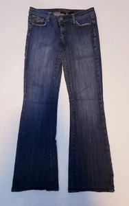 YANK MEDIUM BLUE WASH FLARE LEG JEANS! Size 29 - Picture 1 of 5