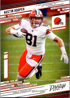 2021 Panini Prestige Austin Hooper Cleveland Browns #121 - Image 1 of 2