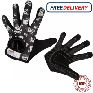 Kiddimoto guanti dita complete mountain bike bicicletta BMX MTB equitazione touchscreen UK - Foto 1 di 13