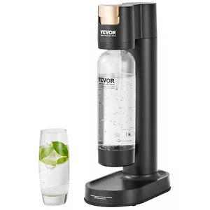 VEVOR Sprudelwassergerät Sodamaker Sprudelgerät 1 PET-Flasche Schwarz - Bild 1 von 12