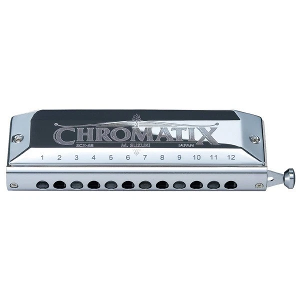 Suzuki SCX48 SCX-48 12 Hole Chromatic Harmonica US Authorized Dealer KEY CHOICE - Image 1 of 1