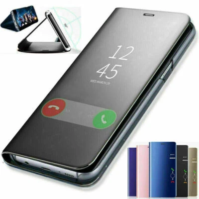 For Samsung A14 A35 A54 A53 A32 A55 5G A05S Mirror Leather Flip Stand Case Cover - Image 1 of 4